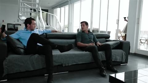 Des amis mignons dans le premier trio