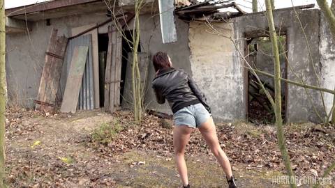 Baise Hard pendant une sortie en forêt