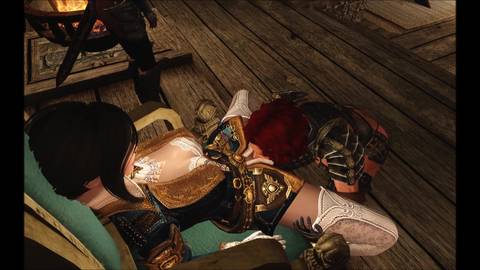 Elle découvre le plaisir sexuel dans le manoir hentai